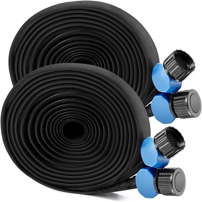 The IPOW Heavy Duty Double Layer Soaker Hose is designed to efficiently deliver water to plant roots while minimizing water waste. With a unique double layer design, this hose is leak-proof and highly durable, saving up to 80% of water compared to traditional watering methods.