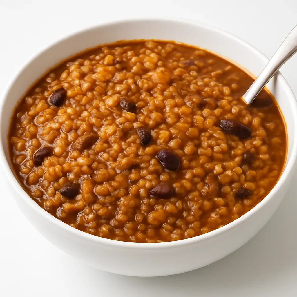 Indulge in the warm and hearty flavors of Puerto Rico with this traditional dish combining an array of dried beans with smoked ham hocks, creating a flavorful main course reminiscent of Puerto Rican rice with pigeon peas.