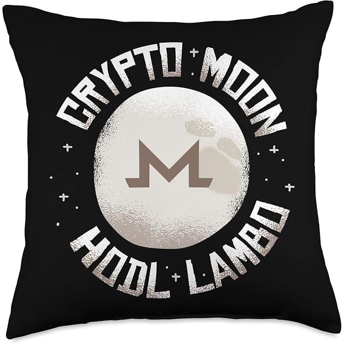 If you're a fan of Monero crypto and believe in its potential to skyrocket, then this 100% polyester pillow is perfect for you. Whether you're a seasoned investor or just getting started in the world of cryptocurrency, this pillow is a great way to show your support for Monero.