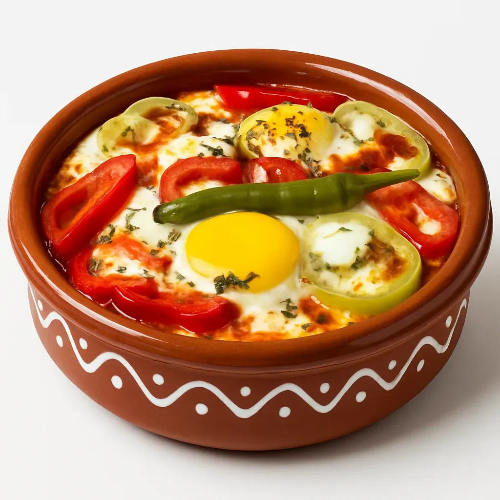 Experience the rich flavors of Bulgaria with this traditional dish crafted in a clay pot that brings out the best of fresh tomatoes, savory cheese, and aromatic spices. Ideal for a comforting lunch or dinner, this recipe combines simple ingredients with sophisticated taste.
