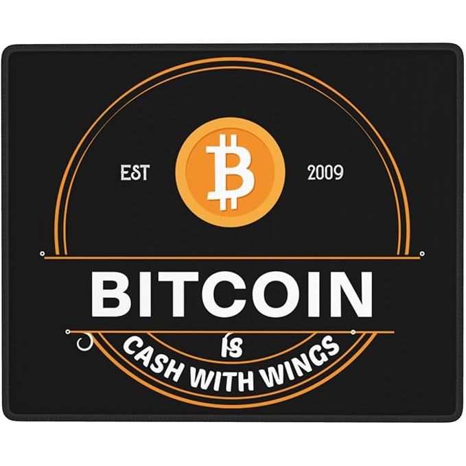 The Bitcoin Mouse Pad 7x9 is a durable and high-quality mouse pad designed for use in a variety of settings, such as the office, gaming, or at home. Made from waterproof and non-slip rubber material, this mouse pad provides a smooth and consistent surface for optimal mouse performance.