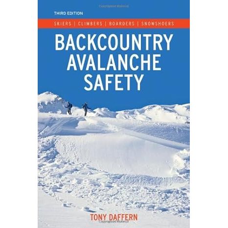 Backcountry Avalanche Safety: Skiers, Climbers, Boarders and Snowshoers is a comprehensive guide written by Tony Daffern to help outdoor enthusiasts navigate the potential dangers of avalanches while enjoying winter sports in remote areas.