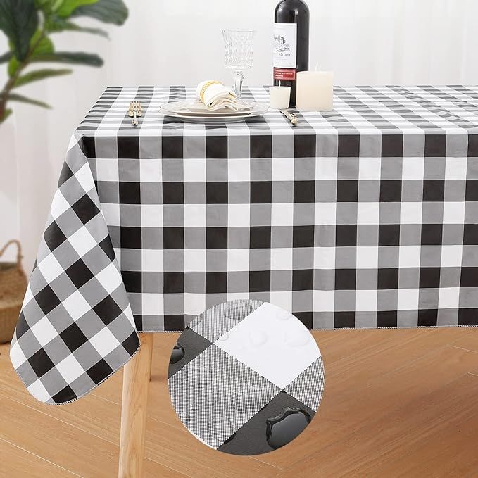 Elevate your dining experience with the exquisite Misaya Rectangle Waterproof Vinyl Tablecloth, a blend of functionality and elegance for your tabletop. Crafted from superior grade vinyl, this tablecloth boasts an impermeable barrier, ensuring that spills and accidents are no longer a concern.