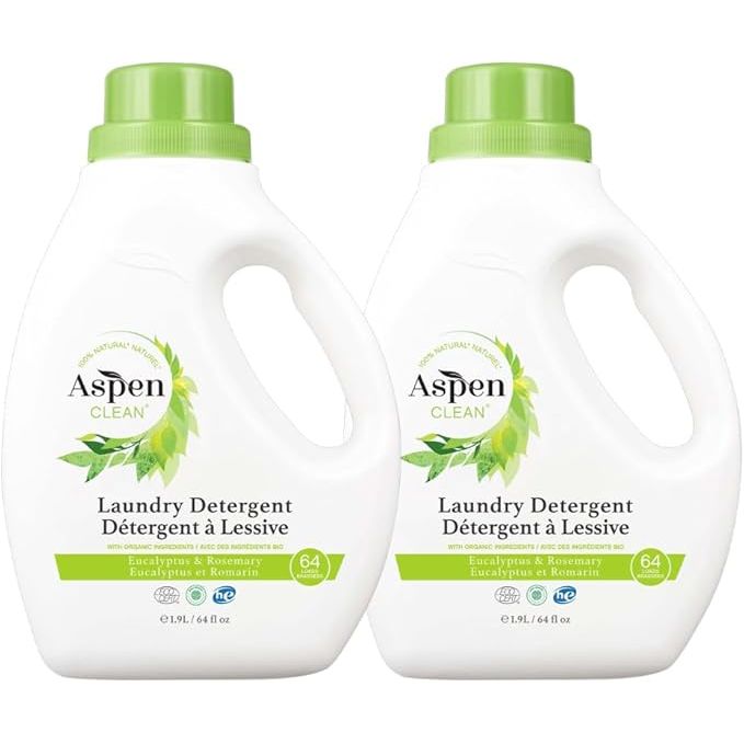 The Natural Laundry Detergent Eucalyptus & Rosemary is a 100% natural and organic laundry detergent that is safe for use in High Efficiency (HE) washing machines. This detergent is made with plant-based ingredients like eucalyptus and rosemary essential oils, which provide a refreshing and natural scent to your laundry.