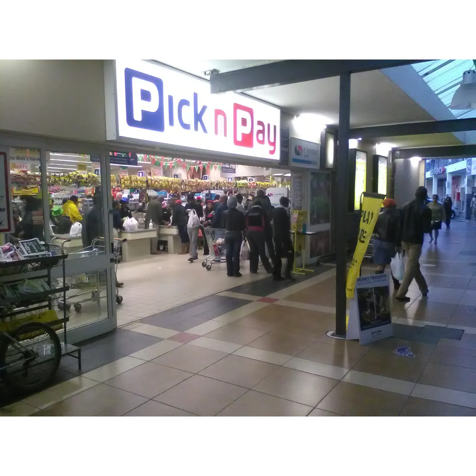 Pick n Pay Bramley is a customer-centric retail establishment renowned for its dedicated staff and a wide selection of quality products. With a team committed to seamless service delivery, each customer interaction is handled with care and precision, leaving shoppers with a positive experience. This commitment is potentially solidified by reports of the exemplary service provided by standout cashiers whose attention to detail and friendly attitude represent the store's quality standards.

The introduction of new tenants has infused the space with an exciting, fresh atmosphere that customers seem to enjoy. Among these additions is the Grill Express, a hit for its mouth-watering meals that combine great taste with affordability. Shoppers have embraced this culinary gem for its ability to deliver delectable dishes without breaking the bank.

Offering a variety of both name brand and no-name brand products, Pick n Pay Bramley is focused on meeting the diverse needs of its customers. Those in search of health and hygiene products can find an array of options designed to fit a health-conscious lifestyle. The store's layout and stock aim to cater to the community’s daily essentials, along with any special requirements, ensuring that each visit to Pick n Pay Bramley is both convenient and satisfying. Description by ChatGPT.