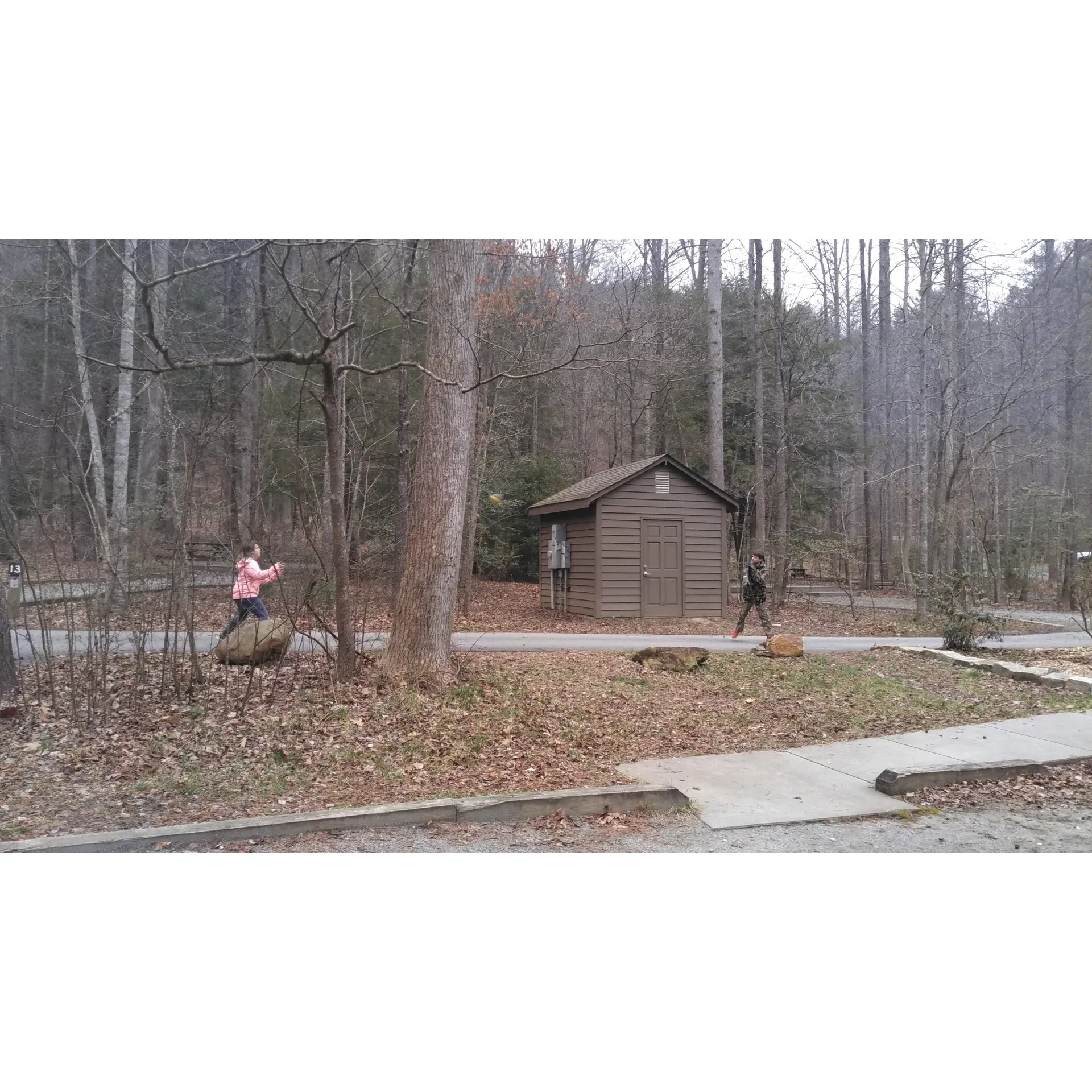 South Mountains State Park Family Campground offers a picturesque escape into nature where beauty and tranquility are the highlights of your stay. This beloved destination is praised for its exceptional facilities, providing campers with the convenience of clean restrooms and the availability of electrical hookups to elevate the outdoor experience. Visitors often select campsites by the gently flowing creek, which serves as a serene soundtrack to their stay, enhancing the sense of peacefulness that pervades the campground.

The area's well-kept trails invite both casual visitors and avid hikers to explore the lush surroundings, with paths suitable for all ages and experience levels. Many guests express particular delight in the family-friendly environment, finding it perfect for spending quality time outdoors, whether it's fishing in the neighboring stream or embarking on an adventurous hike through the scenic landscape.

Safety and cleanliness are paramount at the South Mountains State Park Family Campground, with park rangers regularly patrolling to provide assistance and maintain the pristine condition of the site. The campground's proximity to CLT makes it an ideal quick getaway destination for those looking to immerse themselves in nature without venturing too far from home.

For angling enthusiasts, the park is a haven with easy access to the stream and plentiful spots for casting a line. While fishing success varies, the mere experience of being surrounded by the park's natural allure offers its own reward. Visitors frequently extol the virtues of the great visitor center, bolstering the park's reputation as both welcoming and informational.

Hiking aficionados also enjoy the campground's proximity to a variety of trails, ranging from leisurely walks to more challenging routes for the adventurous. Those looking to cool off can take advantage of the inviting creek, perfect for a refreshing wade or a family cookout by the water.

Overall, the South Mountains State Park Family Camproud offers a memorable outdoor retreat promising clean, safe, and accessible enjoyment for campers and day visitors alike. Whether seeking a solitary reprieve or an enjoyable family outing, this campground serves as a cherished destination for making lasting memories amidst the splendor of nature. Description by ChatGPT.