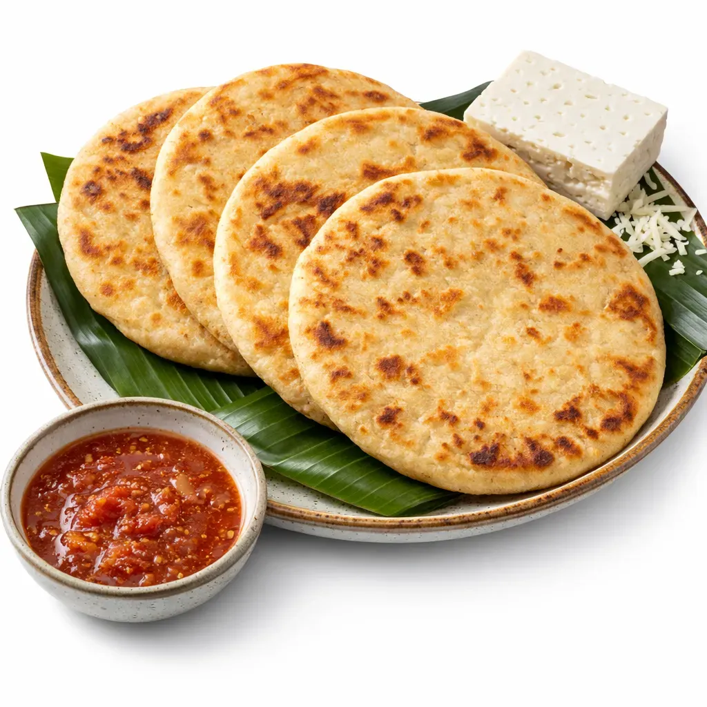A classic Costa Rican delight, these flavorful tortillas combine the richness of cheese with a traditional corn dough base, perfect for breakfast or paired with afternoon coffee.