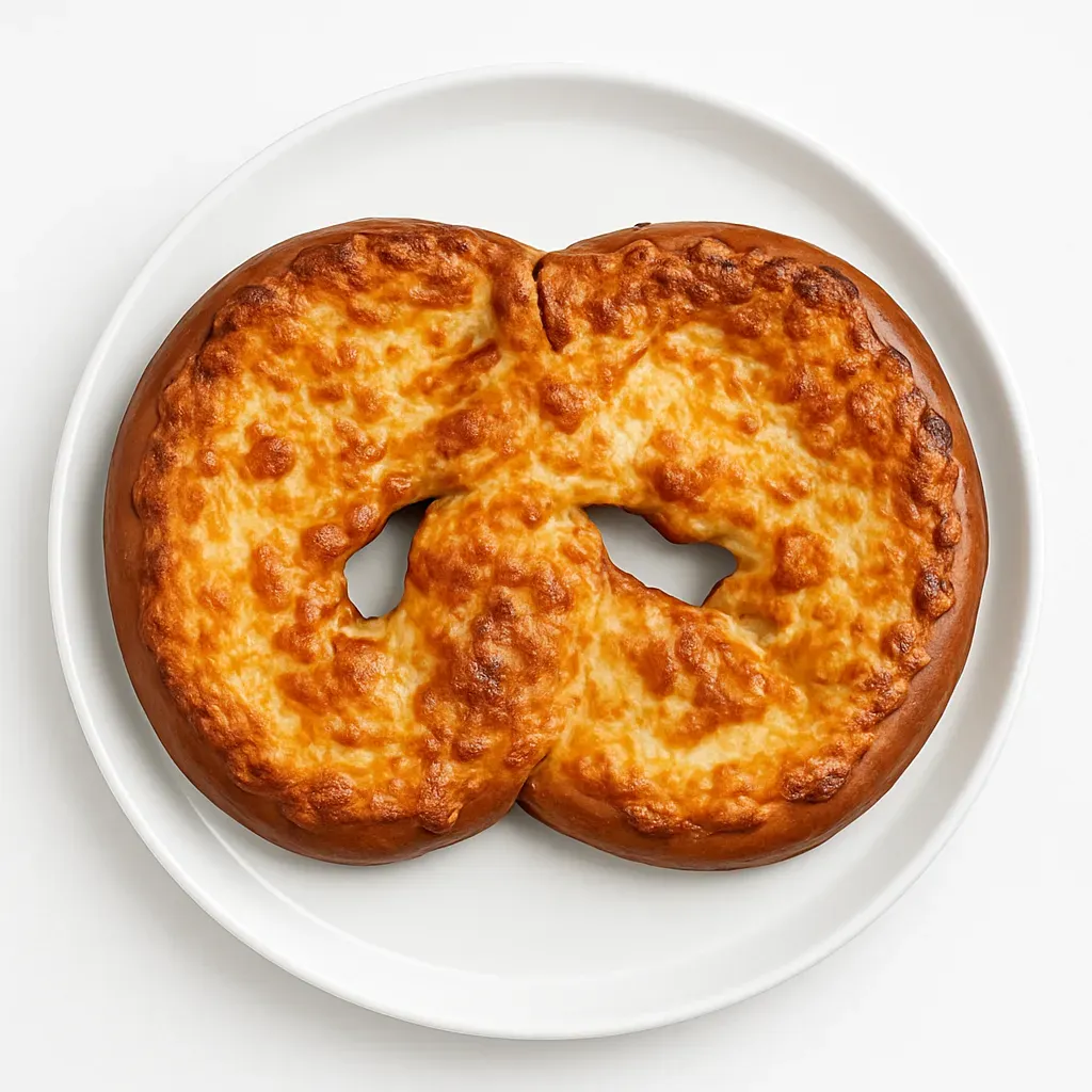 A delightful twist on traditional European cuisine featuring a fusion of rich meats, colorful vegetables, and creamy cheese encased in soft pretzel-shaped dough, perfect for appetizers or festive gatherings.