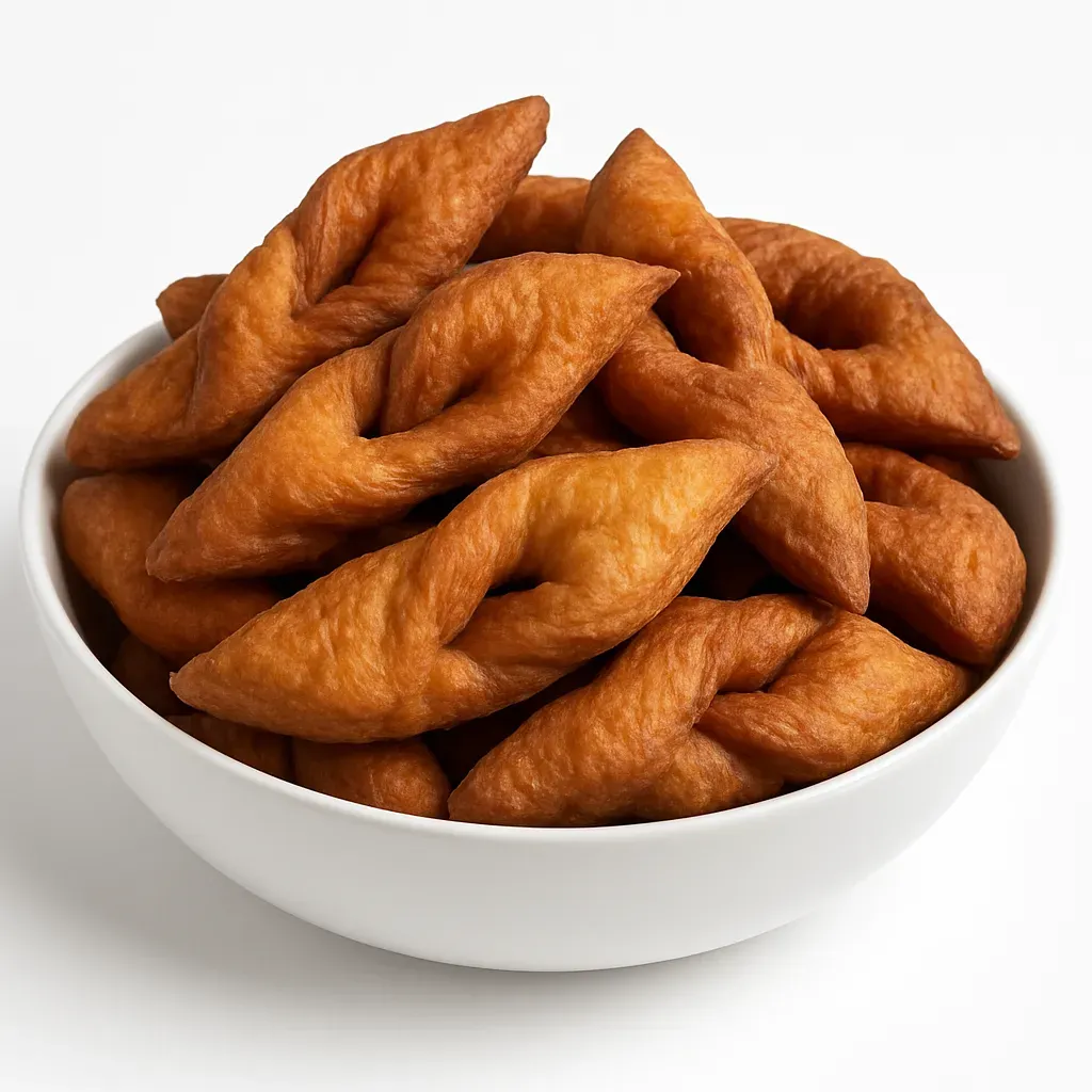 Experience the comforting, delightful aroma of freshly made Kleinur, a beloved Icelandic pastry with a unique twisted shape. These deep-fried treats are perfect for an afternoon snack or a cozy dessert alongside a warm cup of coffee.