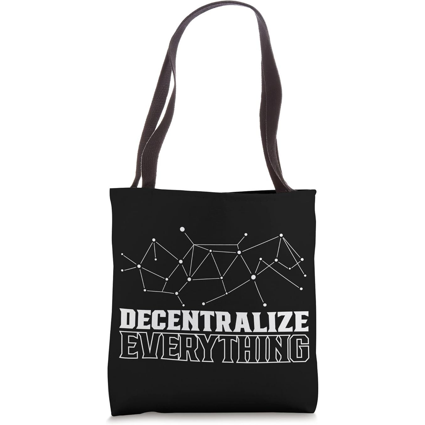 Decentralize Everything Blockchain Crypto Cryptocurrency Tote Bag image