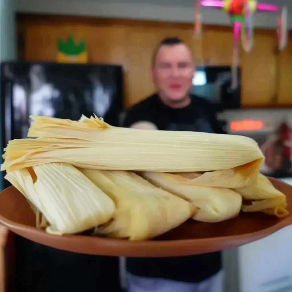 1 Tamales with Instant Corn Masa and Green Chili Pork