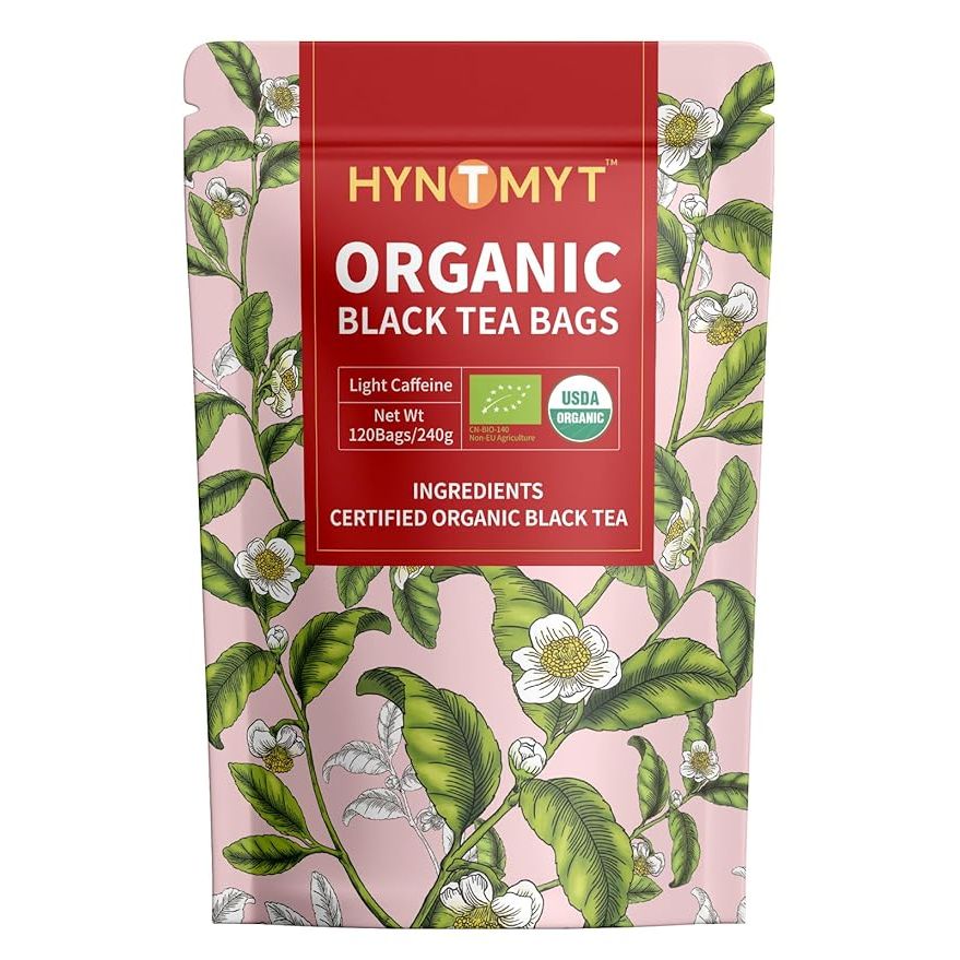 Experience the smooth and mellow taste of HYNTMYT organic black tea, crafted from fresh tender spring tea buds and expertly blended to provide a flavorful and soothing beverage. This tea boasts a natural floral aroma that complements its rich taste, making it a delightful treat for tea enthusiasts.