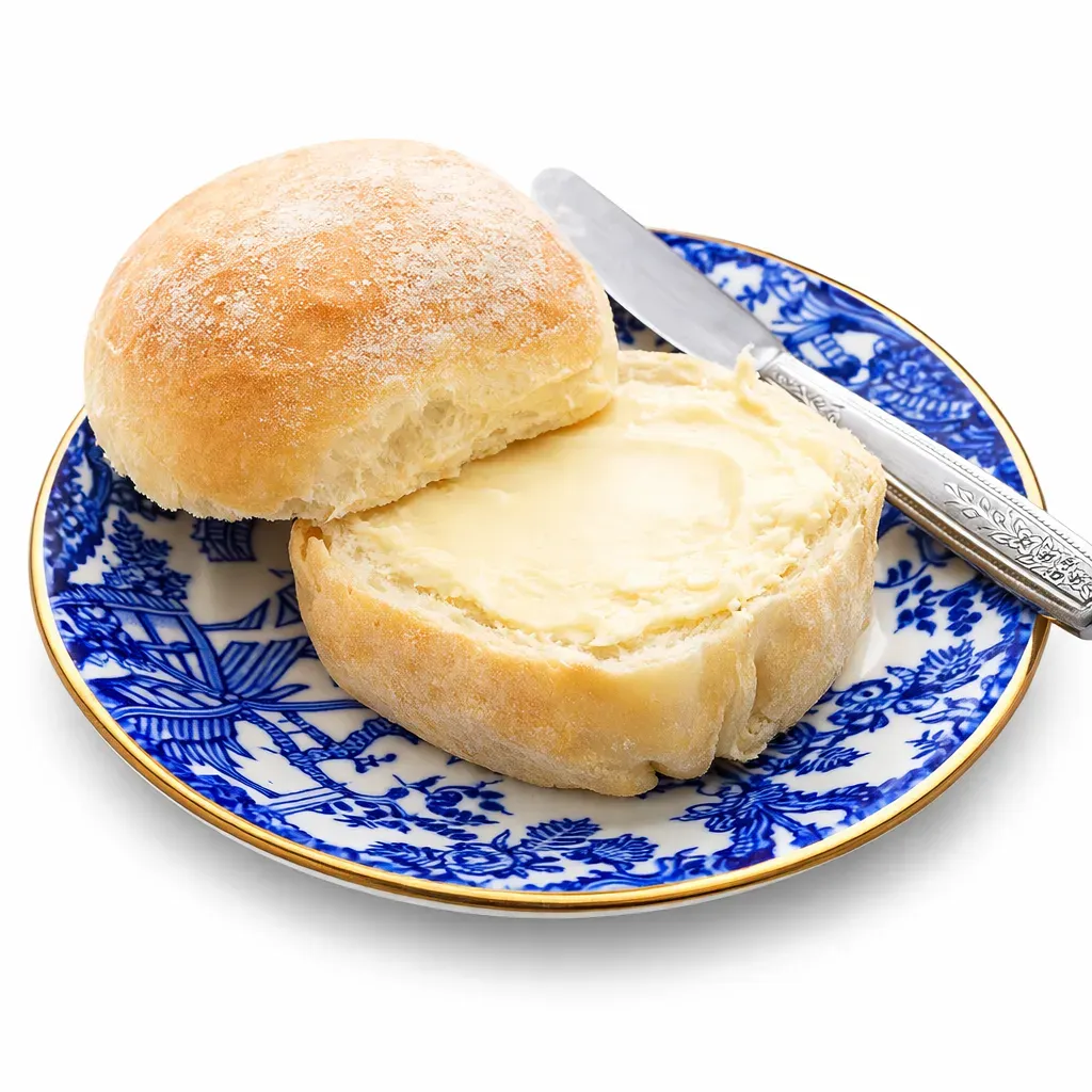 Soft, airy bread rolls from County Waterford, perfect for breakfast sandwiches or enjoyed with Irish butter.
