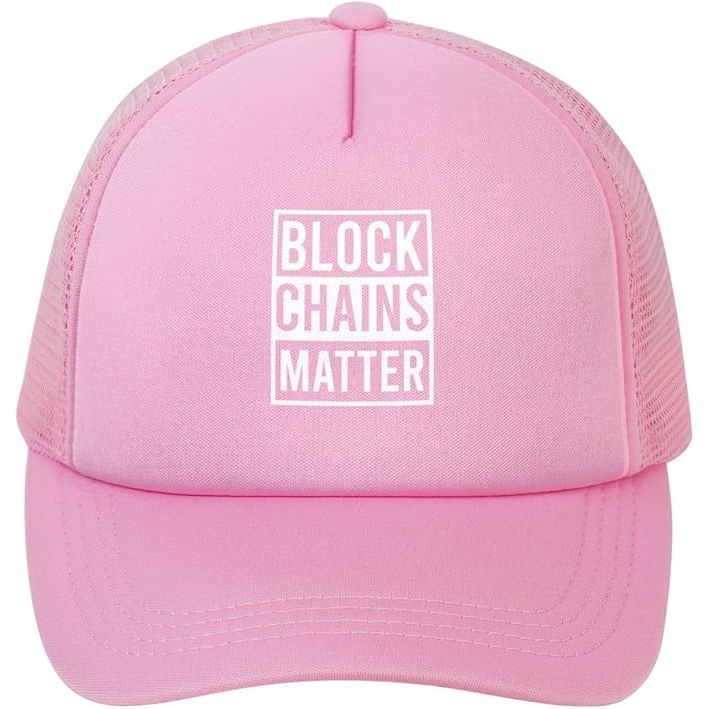 The Blockchains Matter Mesh Trucker Hat for Men is a stylish and comfortable accessory for anyone who wants to show their support for blockchain technology. This low profile baseball cap features a mesh back and adjustable snap closure, making it easy to achieve the perfect fit.