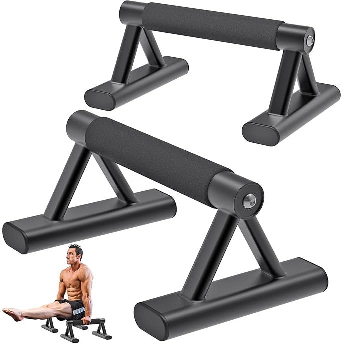 Elevate your fitness routine with the SELEWARE Push-Up Bars, designed to deliver unparalleled performance and comfort. Crafted with powerful alloy steel handles, these bars are enveloped in NBR foam to provide a comfortable grip, making every pull-up and push-up session a breeze.