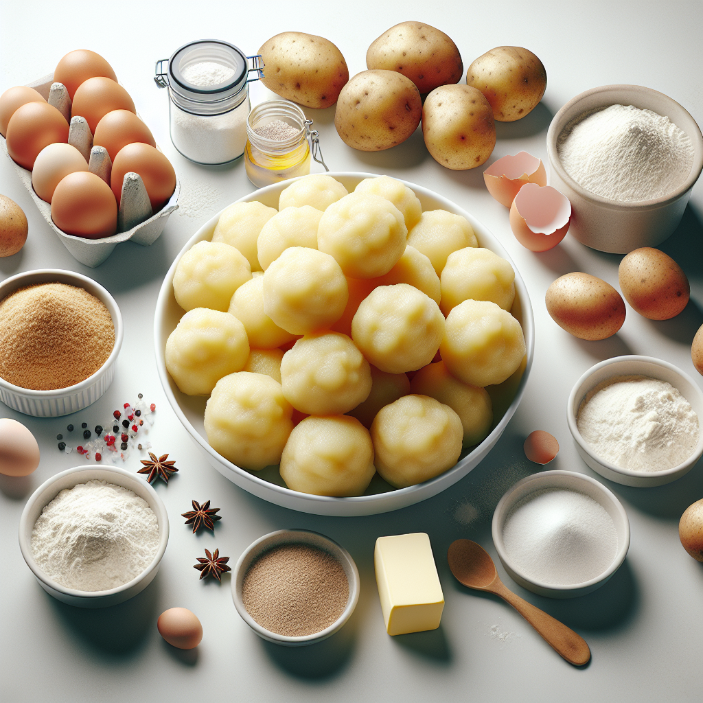 Kartoffelklöße, or Potato Dumplings, are a classic German dish that is both comforting and hearty. These dumplings are typically made from mashed potatoes combined with eggs, flour, and some seasoning. The dough is then formed into balls and boiled until they are soft and tender.