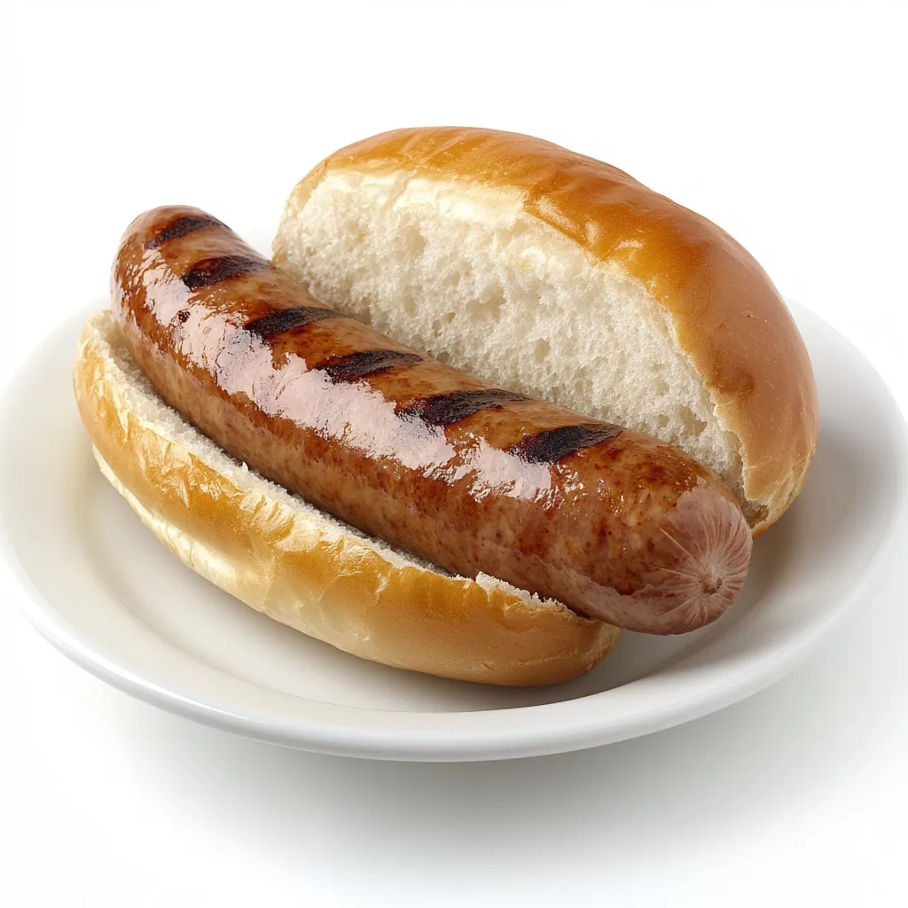 Bratwurstsemmel is a classic German street food item, perfect for an on-the-go snack or a quick meal. This dish primarily consists of a bratwurst, which is a type of German sausage made from pork, beef, or veal, seasoned with a unique blend of spices.