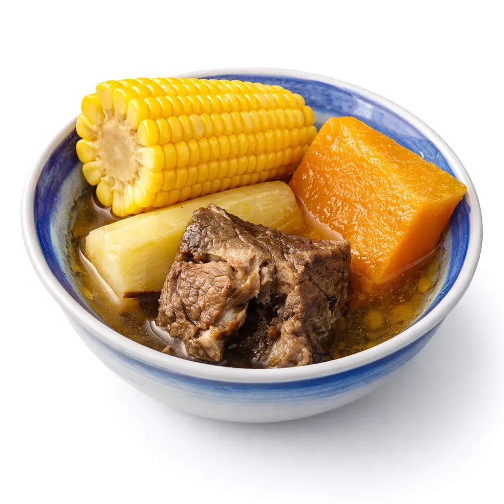 A comforting and hearty traditional Costa Rican stew that combines tender beef with a medley of vegetables, making it a soul-satisfying dish.