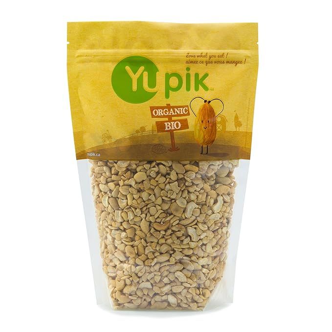 Yupik Organic Raw Cashew Pieces are a high-quality, organic nut product that comes in a convenient 2.2 lb package. These cashew pieces are certified gluten-free, kosher, non-GMO, and vegan, making them suitable for a variety of dietary restrictions.