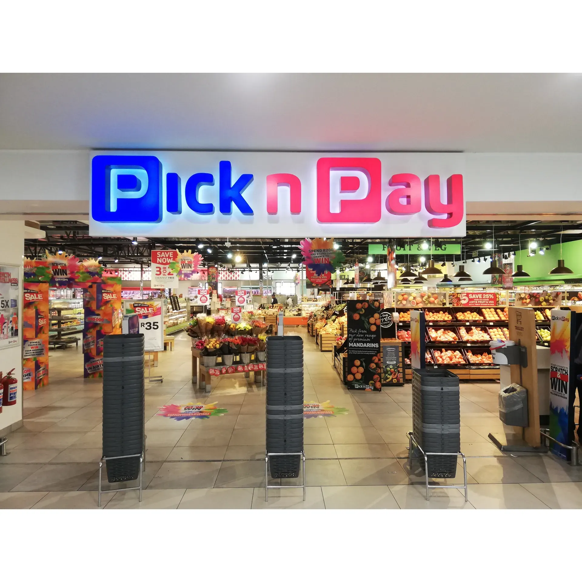 Pick n Pay distinguishes itself with a recent modern redesign that has resulted in a highly organized and customer-friendly shopping environment. The store prides itself on offering an array of excellent deals and attractive 'reduced to clear' items that cater to a variety of consumer needs, making it a highly recommended retail destination. Complementing the shopping experience, the store features cashiers who are known for their amicable and humorous nature, contributing to a pleasant and engaging checkout process for customers. Moreover, the store's layout has been arranged meticulously to ensure ease of access to the wide variety of products available to customers in search of good value for their money. Description by ChatGPT.