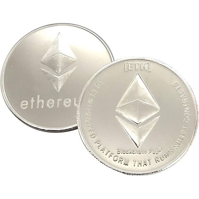 Add a modern and stylish touch to your cryptocurrency collection with this coin made from durable metal and plated in gold or silver. With meticulous attention to detail, this luxurious piece is a unique work of art that can be proudly displayed in your office or home.