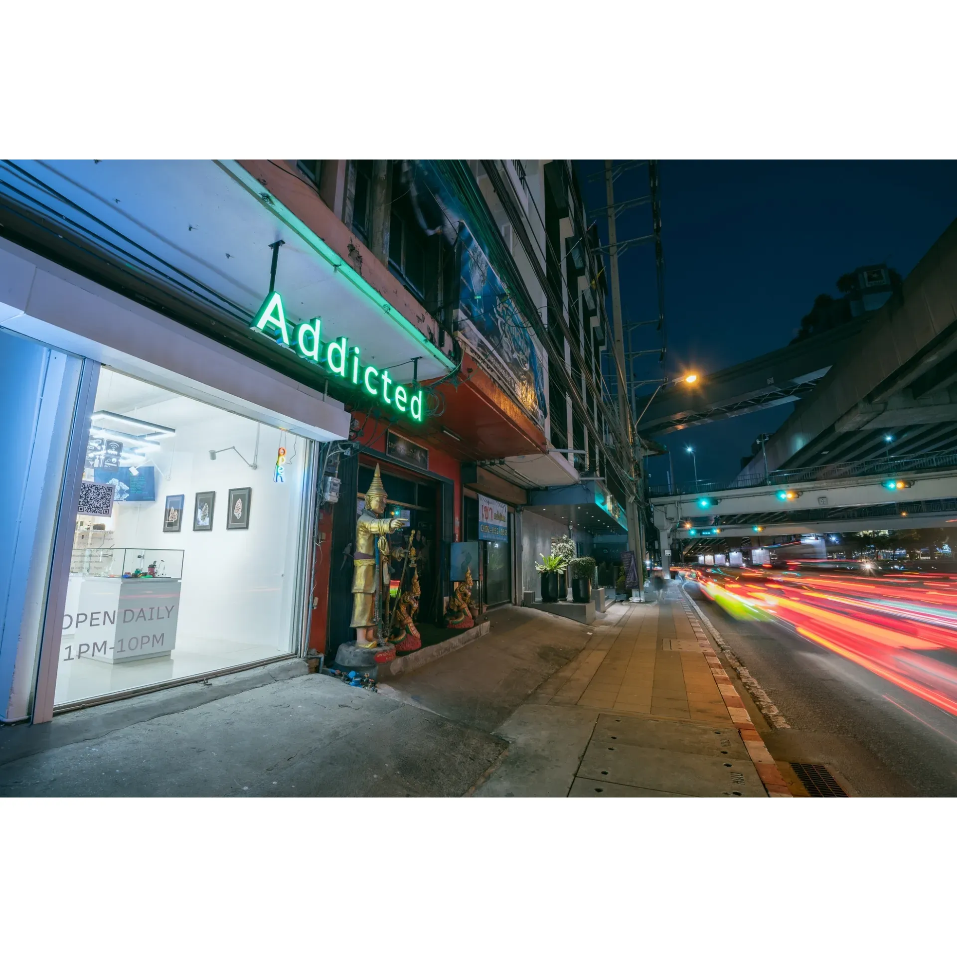 Discover an oasis of warmth and camaraderie in the heart of the thriving Ladprao neighborhood, where the passion for quality cannabis meets exceptional customer service in a harmonious blend. This esteemed dispensary stands as a beacon of excellence for seasoned travelers and locals alike, offering an impeccable selection of cannabis products ranging from top-tier buds to mouth-watering edibles, all at prices that cater to connoisseurs and casual enthusiasts alike.

The heart of this establishment is its atmosphere, which transforms a simple visit into an experience akin to coming home. Its walls resonate with a palpable sense of belonging, encouraging relaxation and authentic connection. Here, every patron is greeted with open arms and a smile, creating an enduring impression of kindness and genuine care.

The knowledgeable and welcoming staff, led by the commendable Dong and Oum, are celebrated not only for their friendly demeanor but also for their expertise in the world of cannabis. They guide each visitor through a sensory journey, ensuring an ideal match of product to preference, and their ability to communicate in good English amplifies the accessibility and comfort for an international clientele.

Lauded not just for its exceptional product range, but also for its affordability and convenience, it's a sanctuary where anyone can pop in for a quick respite and leave feeling appreciated and attended to. The community consistently recommends this gem, as evidenced by the loyalty and enthusiasm of those who vow to return.

Whether you're seeking a friendly chat, expert advice, or simply the best cannabis experience around, this is your go-to destination. Prompting urgency with a playful edge, the call to action is clear: "Go go go! Don’t be slow!" – aligning with the promise that your desires will be met with diligence and enthusiasm.

Embark on a delightful adventure where quality product, outstanding service, and a welcoming environment converge, forging unforgettable visits that beckon you to return. This is not merely a cannabis dispensary; it's a celebration of culture, community, and the finest pleasures of life. Description by ChatGPT.