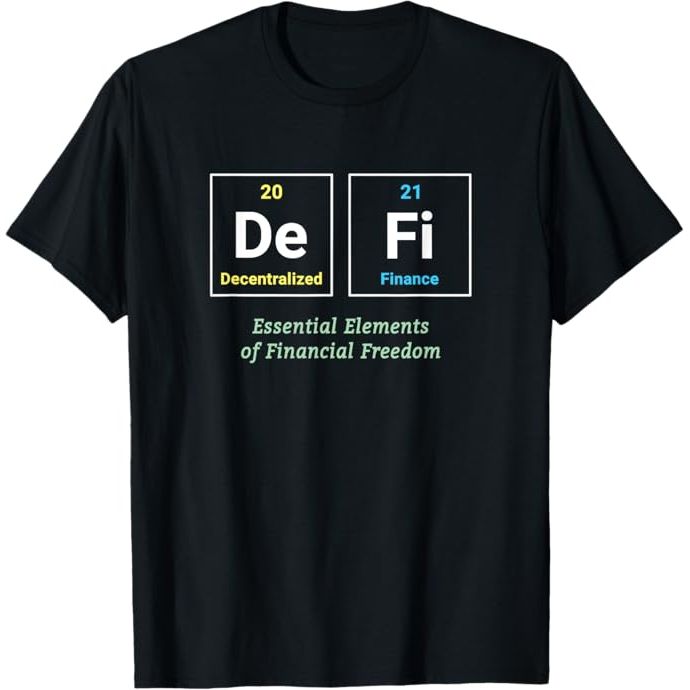 Decentralized Finance Decentralize DeFi Blockchain Crypto T-Shirt image