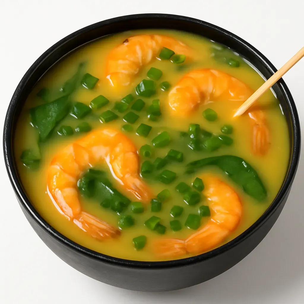 A vibrant and unique dish from the Amazonian region of Brazil, Tacacá is a hearty soup combining tucupi, jambu, manioc gum, and shrimp, perfect for warm celebrations.