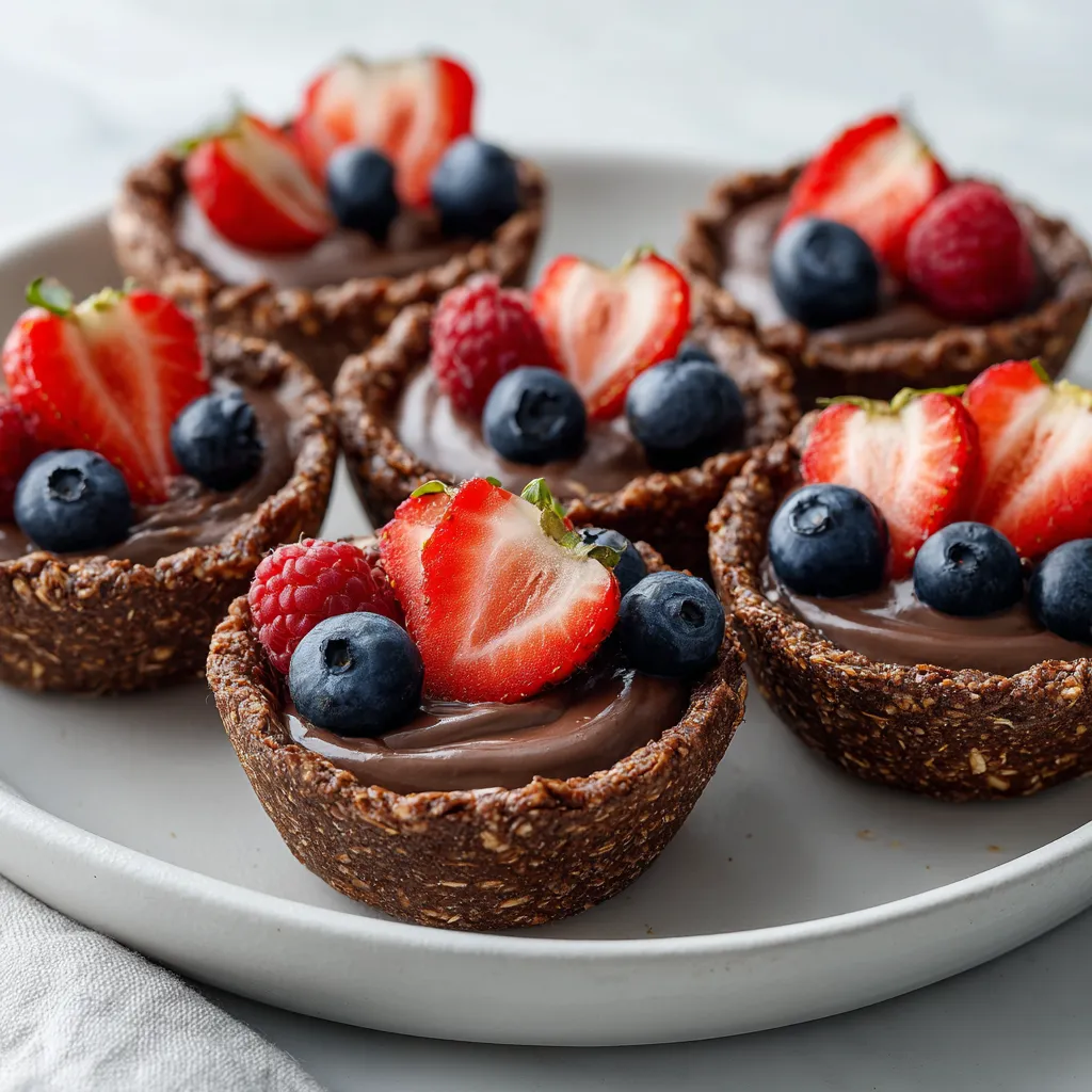 Indulge in these guilt-free treats that are perfect for snack time or dessert, combining the richness of chocolate with the freshness of fruit.