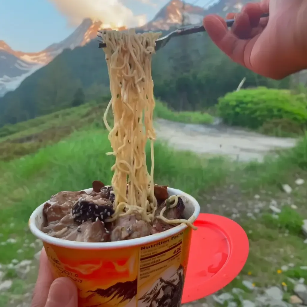 Instant Ramen with Steak image