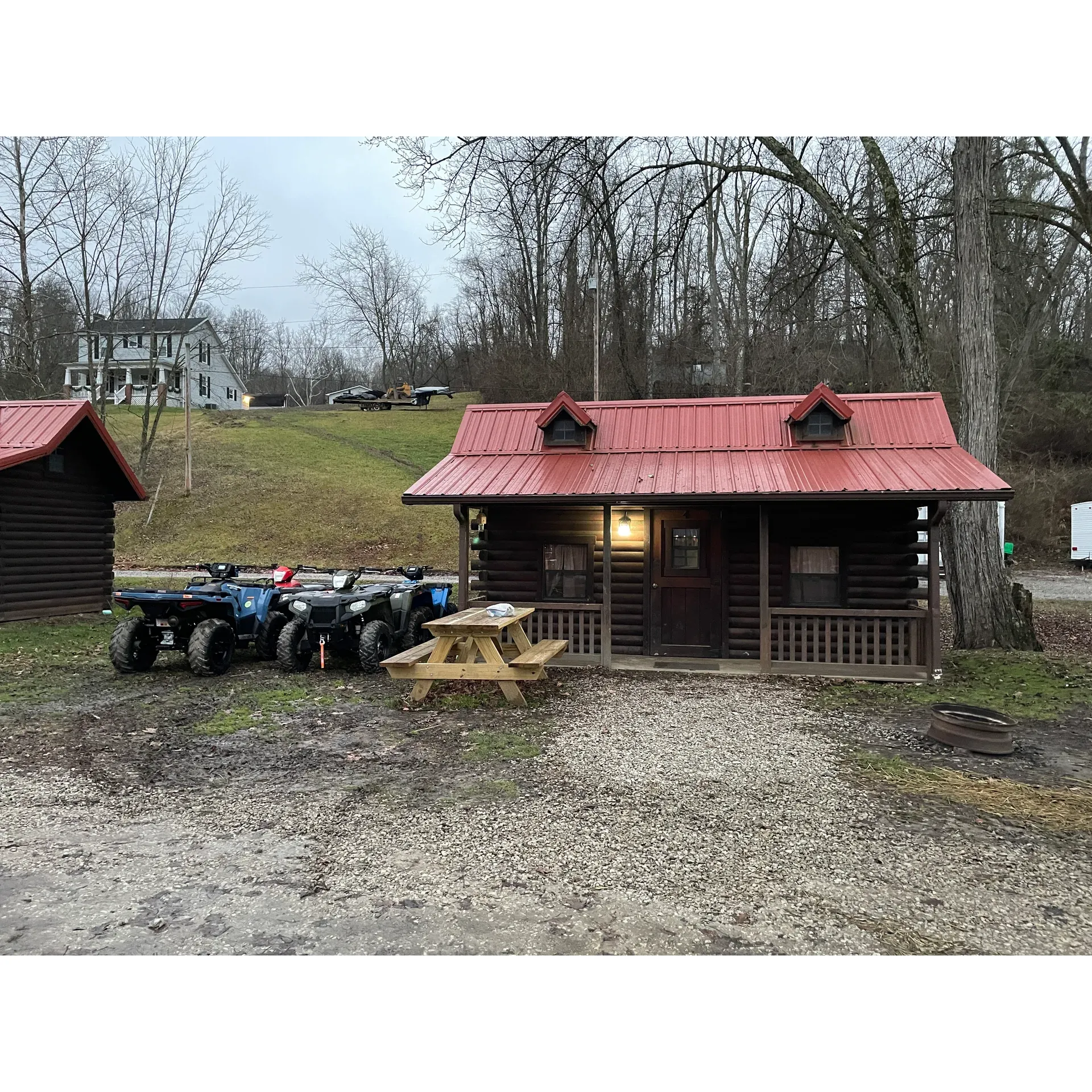 Begley’s Campground stands as a cherished getaway for families, couples, and outdoor enthusiasts seeking an idyllic retreat. The campground is highly regarded for its superb hospitality and the heartwarming atmosphere created by its community. Guests frequently laud the congeniality of the staff, describing the people as "just awesome and very sweet," contributing to an environment where everyone feels like part of an extended family.

The culinary offerings at Begley’s are celebrated, with guests praising the great food prepared by a team that includes Pam, Bobbie, Bonnie, and various family members, creating a delightful home-cooked dining experience that enhances every visit. Their service extends to hosting memorable events like family-friendly baby showers, with the personal touch of the staff ensuring every celebration is special.

Accommodations at Begley’s are consistently praised for their cleanliness and comfort. With cozy cabins and well-maintained restrooms, guests find the facilities exceed expectations. The campground is appreciated for its direct access to the Wayne National ATV recreation area, making it a prime destination for ATV riders looking for a weekend of exploration and adventure. As a noteworthy feature, Begley’s is one of the few campgrounds with a direct connection to the Wayne ATV trail system, allowing for easy and immediate access to thrilling trails.

The campground’s inviting environment is further enriched by opportunities for both tent and RV camping, ensuring a variety of experiences for all types of campers. The practical amenities like hot showers available at a nominal cost, add convenience and comfort to the rustic outdoor adventure. The affordability and family-friendly atmosphere are consistently noted, with the relaxed nature of the staff and excellent prices highlighted as key reasons many guests choose to return.

Begley’s Campground is also acclaimed for its personal touch, with the owner, Reberta, known for her southern hospitality and dedication to treating visitors like family. Repeat guests find themselves drawn back by the exceptional service and the personal connections they build during their stay.

With a warm community spirit, impeccable cleanliness, family-oriented activities, and its prime location for ATV enthusiasts, Begley’s Campground is a destination that offers an authentic and delightful camping experience highly recommended by its many satisfied visitors. Description by ChatGPT.