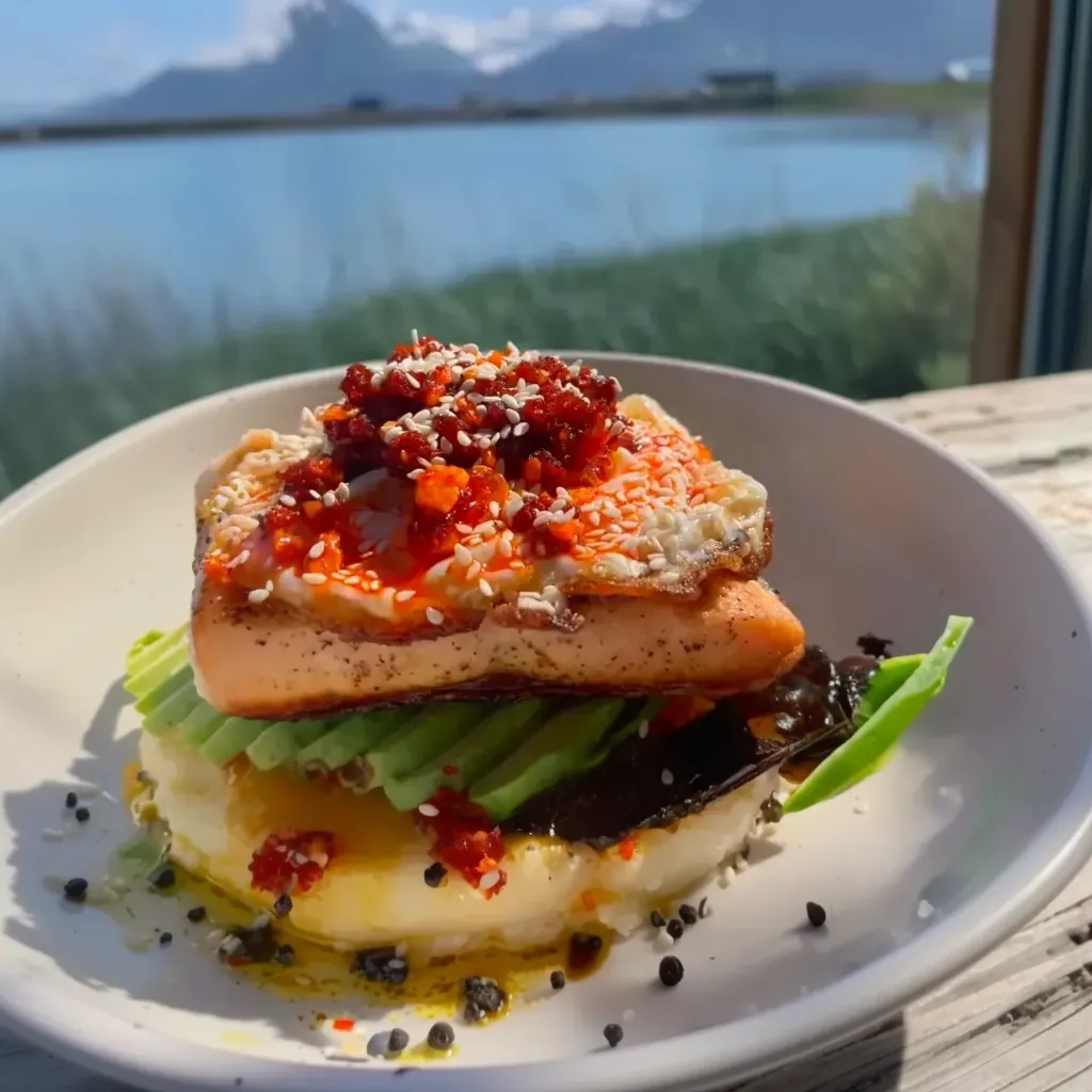 Salmon & Crispy Rice Bowl image