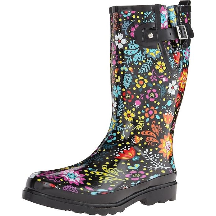 Overall, Western Chief Printed Tall Waterproof Rain Boots are a versatile and dependable footwear option for those who want to stay dry and stylish in rainy weather. With their waterproof construction, comfortable design, and fun prints, these boots are a great choice for anyone looking for a practical and trendy option for outdoor activities in wet conditions. Description by ChatGPT.