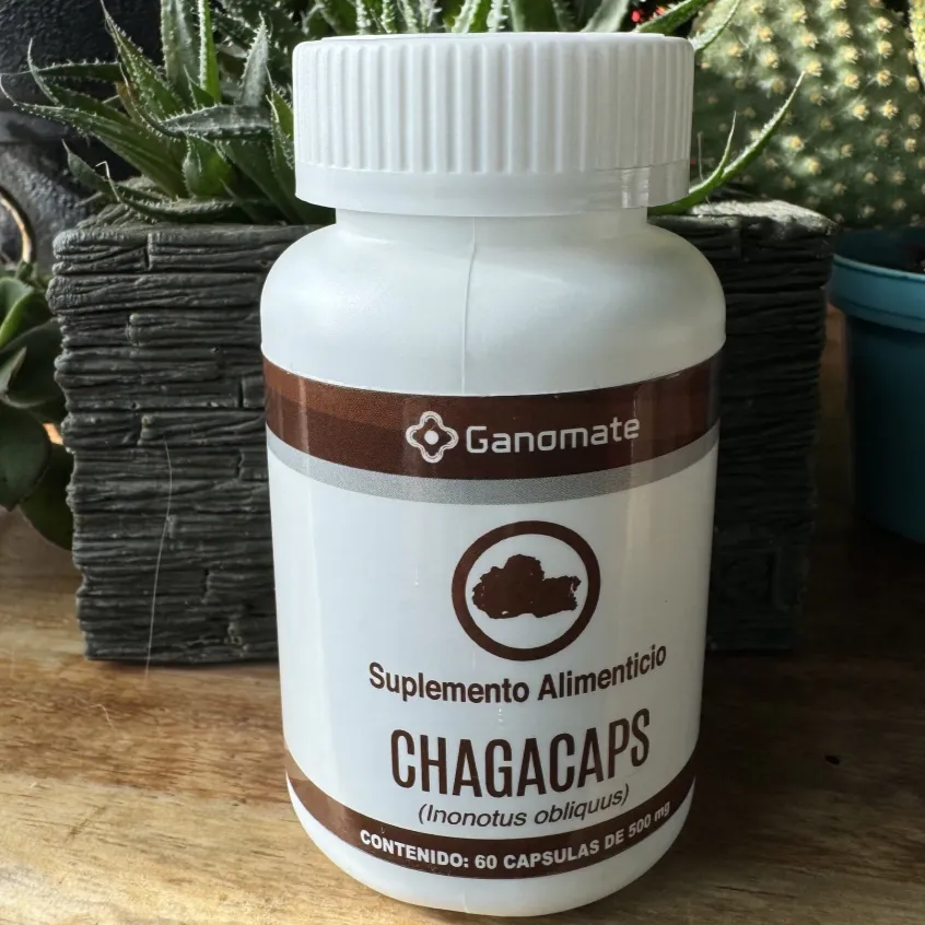 Discover the benefits of CHANGA, a supplement that stands out for its rich composition of natural active ingredients such as betulinic acid and betulin, as well as phenols, melanins, polysaccharides (b-glucagon), flavonoids, vitamins (D, B2 and B3) and minerals such as calcium, potassium, magnesium, iron, copper and zinc.