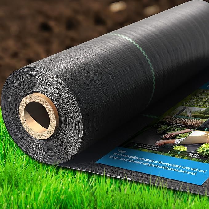 The Weed Barrier Landscape Fabric Heavy Duty is a durable and high-quality landscape fabric designed to suppress weed growth and promote plant health in garden beds and landscapes. It is made from heavy-duty polypropylene material that is UV resistant, tear-resistant, and environmentally friendly.