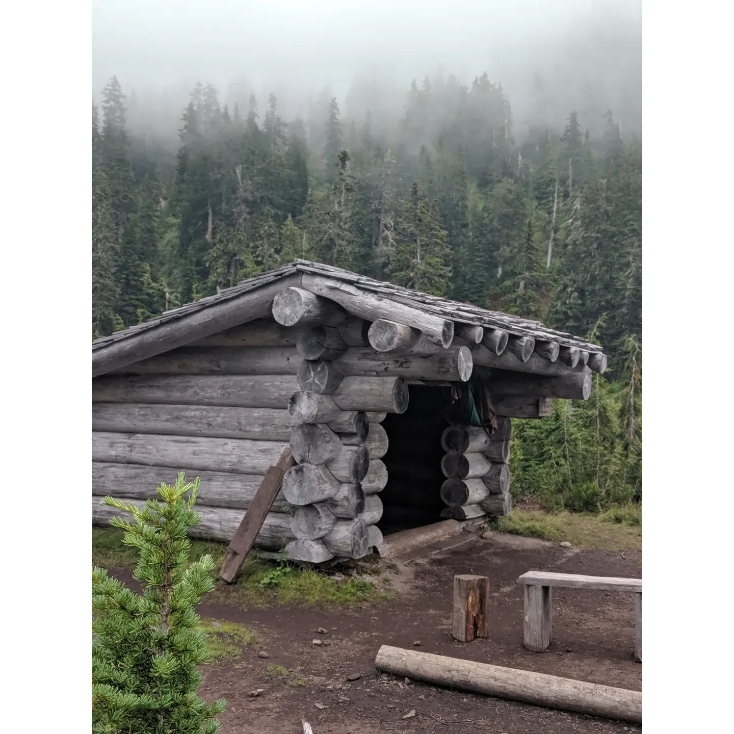 Mazama Camp Shelter offers an invigorating hike that promises adventure and rewards for those well-prepared with a sense of direction or equipped with a reliable GPS. As you ascend along the trail, you’ll embrace the challenge of trekking through an enchanting winter wonderland, where snow blankets the path for the final stretch, adding to the magical atmosphere of your outdoor experience. 

During the warmer seasons, the snow yields to reveal well-trodden trails surrounded by the pristine beauty of nature, offering a delightful respite and sense of accomplishment to enthusiastic hikers and outdoor lovers. The camp shelter itself provides a serene spot, ideal for taking a well-deserved break after your energetic hike. Here, the beauty of the wilderness unfolds around you, with each visit promising a unique encounter with the ever-changing elements.

Whether you're seeking a solo journey into the wilderness or a memorable outing with friends and family, Mazama Camp Shelter stands as a beacon for those who relish intrepid exploration and the joyful rewards of the great outdoors. The site's seasonal transformation ensures a remarkable hiking experience that beckons adventurers back, year after year. Description by ChatGPT.