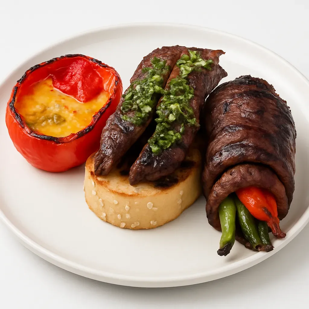 1 Sonoran-Style Arrachera with Chimichurri and Arrachera Rolls