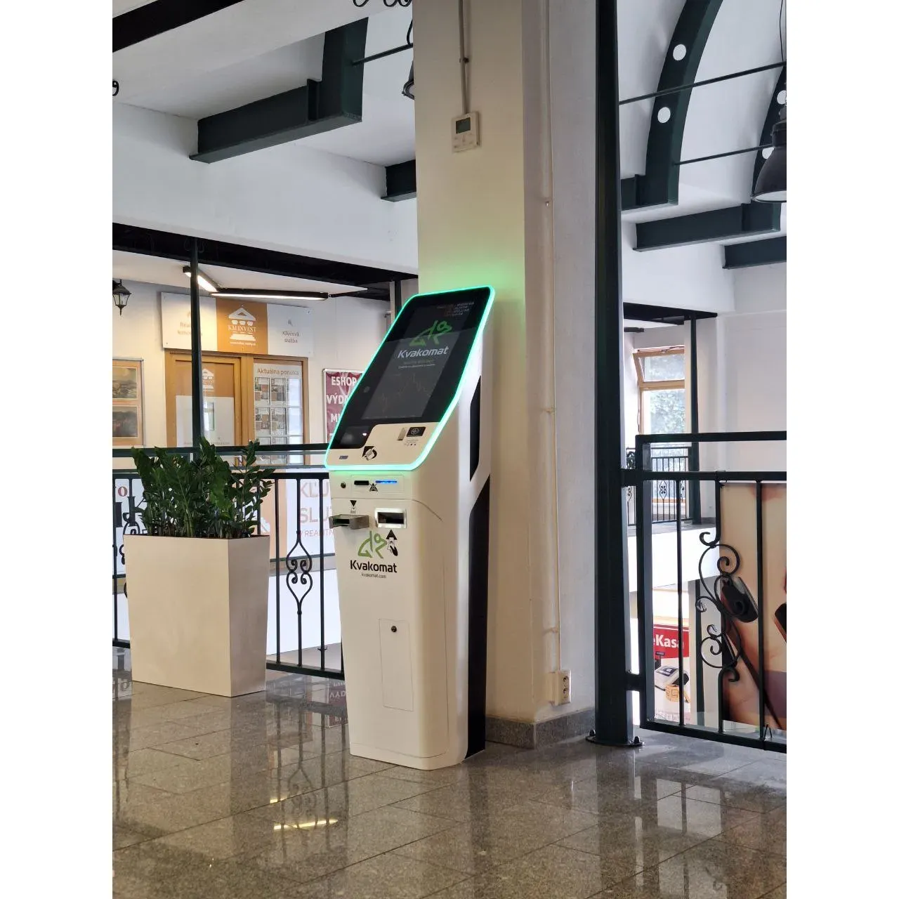 Bitcoin ATM Tržnica Michalovce Kvakomat is a cryptocurrency ATM located at Obchodná 4, 071 01 Michalovce, Slovakia. It allows users to buy and sell Bitcoin using cash. The ATM is operated by Kvakomat, a leading provider of cryptocurrency ATMs in Slovakia.

The Bitcoin ATM at Tržnica Michalovce offers a convenient way for individuals to access the world of cryptocurrencies without the need for an online exchange. Users can easily deposit cash into the machine and receive Bitcoin directly to their digital wallet. The ATM also provides an easy way for Bitcoin holders to sell their digital currency for cash.

With the increasing popularity of cryptocurrencies like Bitcoin, having a physical ATM location like Bitcoin ATM Tržnica Michalovce Kvakomat provides a tangible and accessible way for individuals to engage with this digital asset. The ATM offers a simple and secure way for users to buy and sell Bitcoin in a convenient location in Michalovce, Slovakia. Description by ChatGPT.