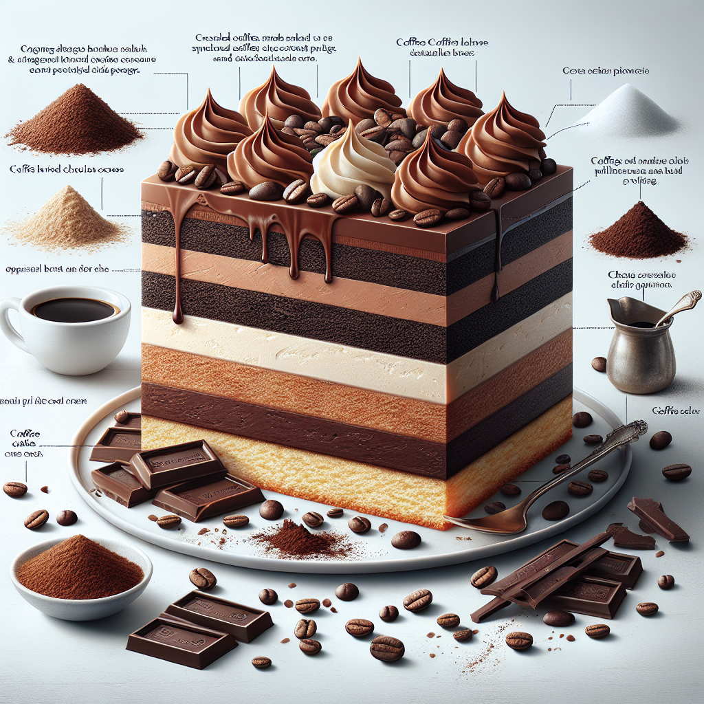 Chocolate Coffee Fantasy is a rich and decadent dessert that combines the intense flavors of coffee and chocolate into a smooth and creamy dish.