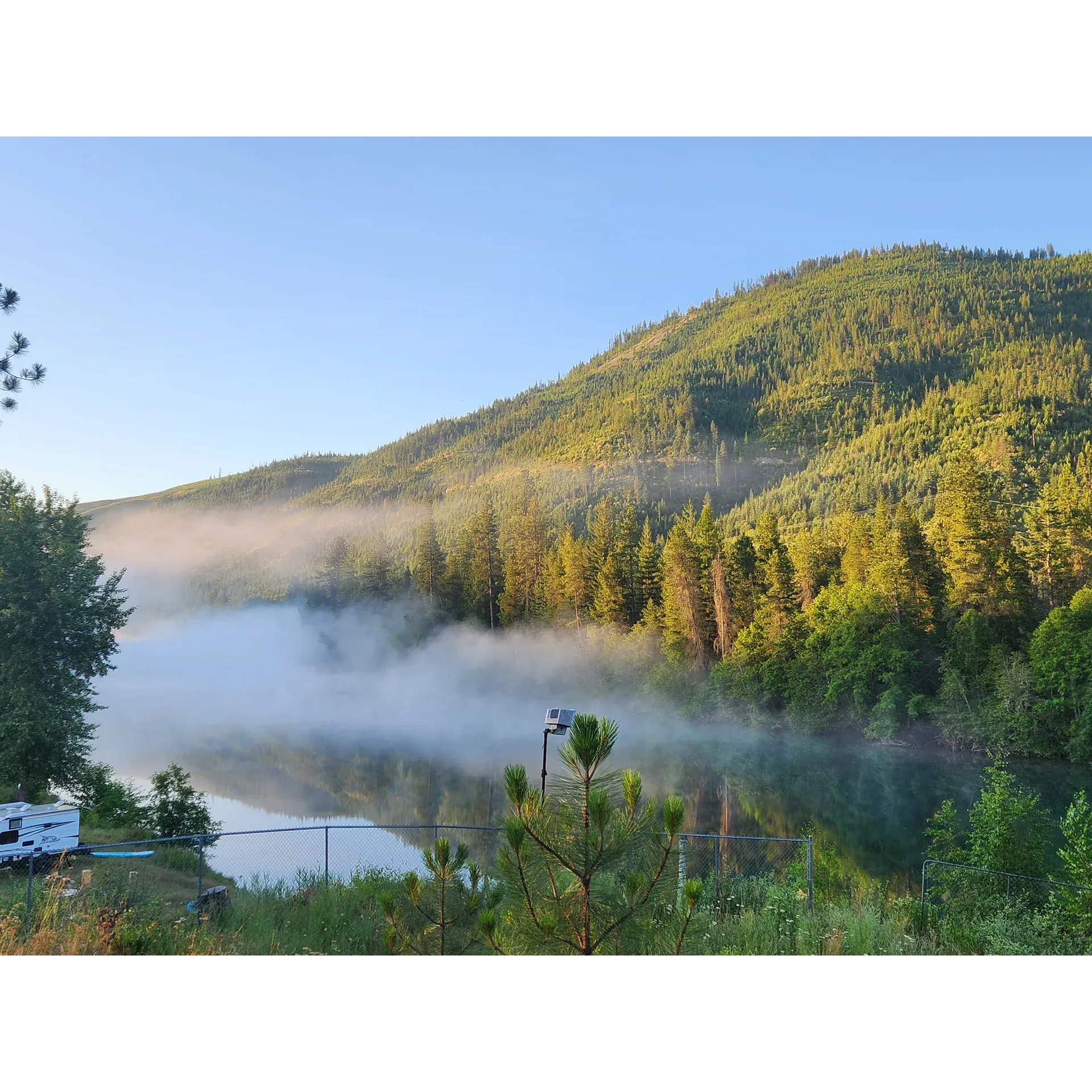 Alex’s Campground offers an idyllic retreat for both nature enthusiasts and families seeking an outdoor adventure along the resplendent Coeur d'Alene river. Famed for its exceptional cleanliness and scenic beauty, this campground provides a picturesque setting for campers to bask in the great outdoors. The campsite is an exemplar of an eco-conscious haven, welcoming to four-legged companions provided they are accompanied by responsible pet owners attentive to cleanliness.

The owners, Alex and Brenda, are renowned for their hospitality, often going above and beyond to ensure a memorable and delightful stay for their guests. Their personal touch and attentiveness to camper's needs have been recognized as a cornerstone of the exceptional service offered at Alex’s Campground.

Campers can enjoy a range of activities as they soak in the serene vibe of the riverside location. The community here is known for its camaraderie, where friendly faces and potential new friends are abundant, enhancing the warm and inviting atmosphere of the grounds. The campsite, praised for being both pet and kid-friendly, is a hotspot for fostering family bonds and creating lifelong memories.

With a cadre of campers proclaiming Alex’s Campground as the best in the area, the consensus is clear: it's a top choice for those seeking a vibrant camping experience where fun is had, connections are made, and the beauty of nature is celebrated. Highly recommended by its patrons, this campground promises a delightful getaway filled with joy and relaxation. Description by ChatGPT.