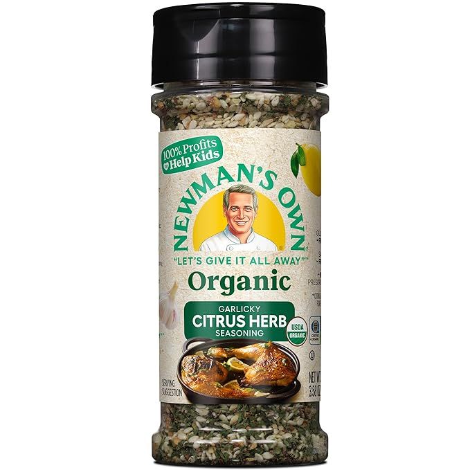 Newman's Own Organic Garlicky Citrus Herb Seasoning is a delicious blend of organic herbs and spices that is perfect for enhancing the flavor of meats and vegetables. This seasoning is USDA certified organic, meaning it is made with high-quality, organic ingredients that have been grown without the use of synthetic pesticides or fertilizers.