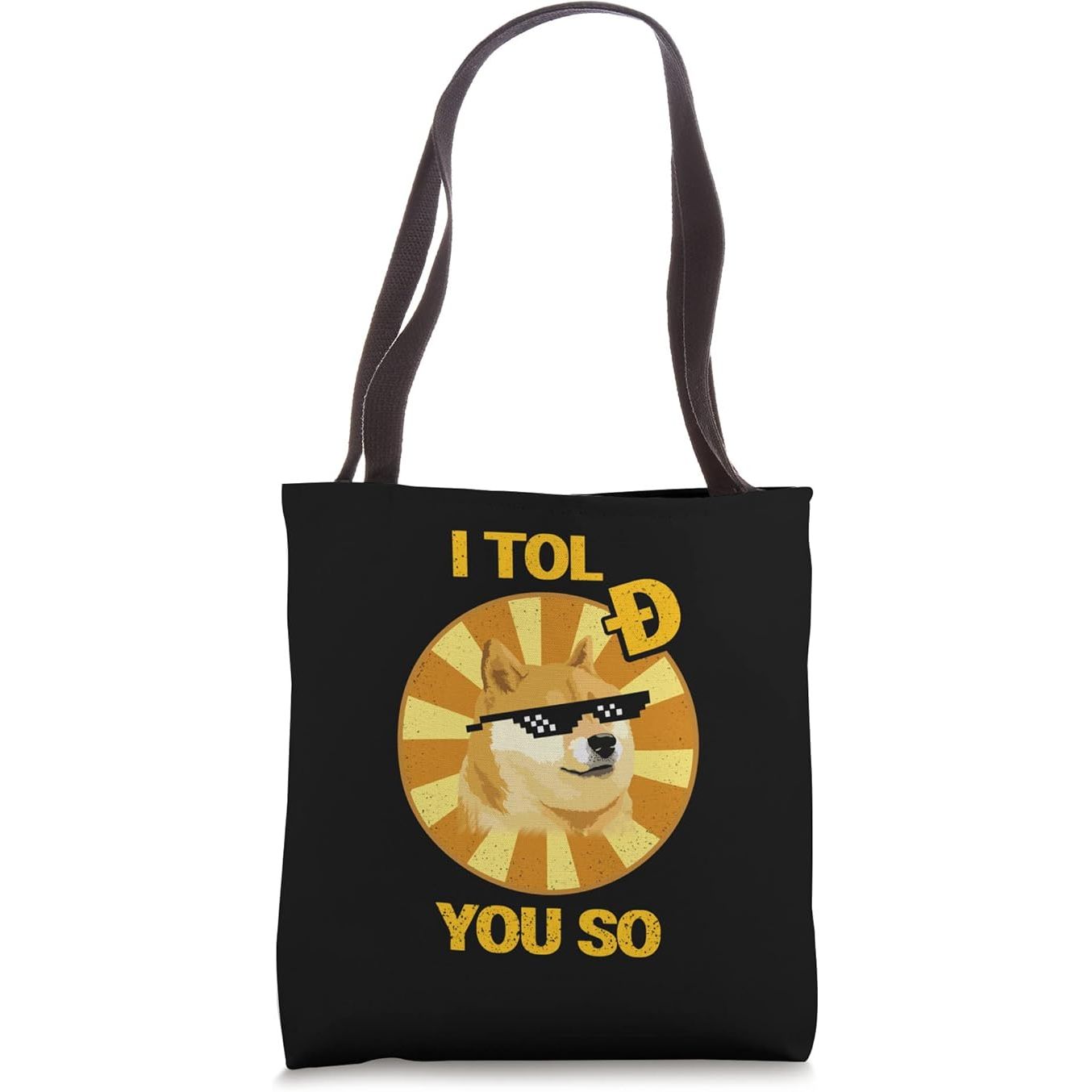 Dogecoin I Told You So Tote Bag image