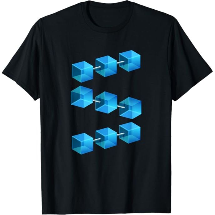 A Blockchain Cryptocurrency Crypto BTC T-Shirt is a piece of clothing typically used to show support for Bitcoin and other cryptocurrencies. These t-shirts often feature designs related to blockchain technology and cryptocurrency, such as the Bitcoin logo or slogans promoting the use of digital currencies.