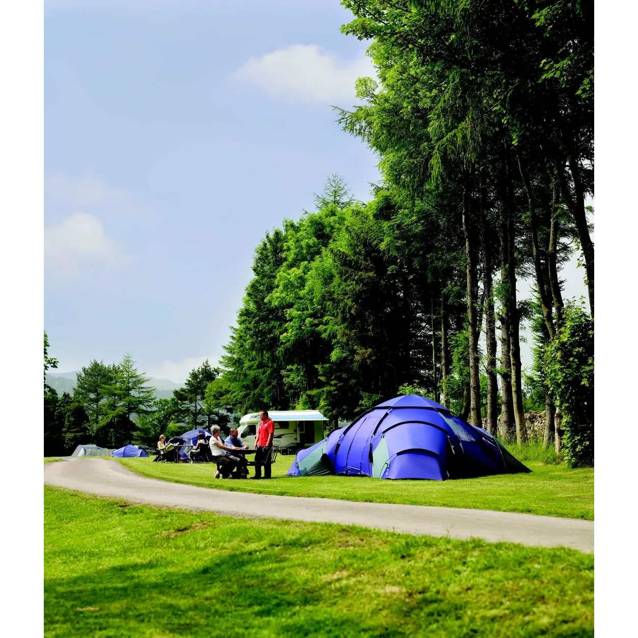 Eskdale National Trust Campsite offers an exceptional outdoor experience with its superbly maintained and spotless facilities. Guests consistently praise the cleanliness and warmth of the toilets and showers, ensuring comfort even in the cooler months. Not just the site, but the staff receive accolades for their friendliness and helpful nature, always ready to assist guests with their needs and enhance their stay.

The campsite's accommodations are also a highlight, with cosy, clean, and warm pods that feature heating and power sockets, perfect for those looking for a comfortable camping experience. For those bringing their own equipment, there is a convenient large freezer available for ice packs to keep provisions fresh.

Safety and family-friendliness are key aspects of Eskdale National Trust Campsite. Children can freely explore and play in the nearby stream, giving families peace of mind during their outdoor adventure. Additionally, the campsite is equipped with a well-stocked shop for any essentials, and even offers the delightful option of ordering hot pastries in the morning, adding a touch of luxury to the camping experience.

For those interested in pub dining or exploring the local village, both are only a short walk away, offering great food and a friendly atmosphere. The campsite is an ideal base for those keen to embark on lovely walks directly from the site, and it is conveniently located near a pub and train station, making exploration easy and accessible.

Eskdale National Trust Campsite is also a practical choice for those with motorhomes, as the attentive staff is ready with a full toolbox for any unexpected issues that may arise. With its extremely clean facilities, on-site amenities like WiFi, and a well-stocked shop, the campsite appeals not only to seasoned campers but also to those returning to camping after a hiatus or trying it out for the first time.

Visitors looking forward to enjoying the summer months or any season at Eskdale National Trust Campsite can anticipate a peaceful and stunning setting that is sure to provide a memorable and enjoyable outdoor experience. Description by ChatGPT.