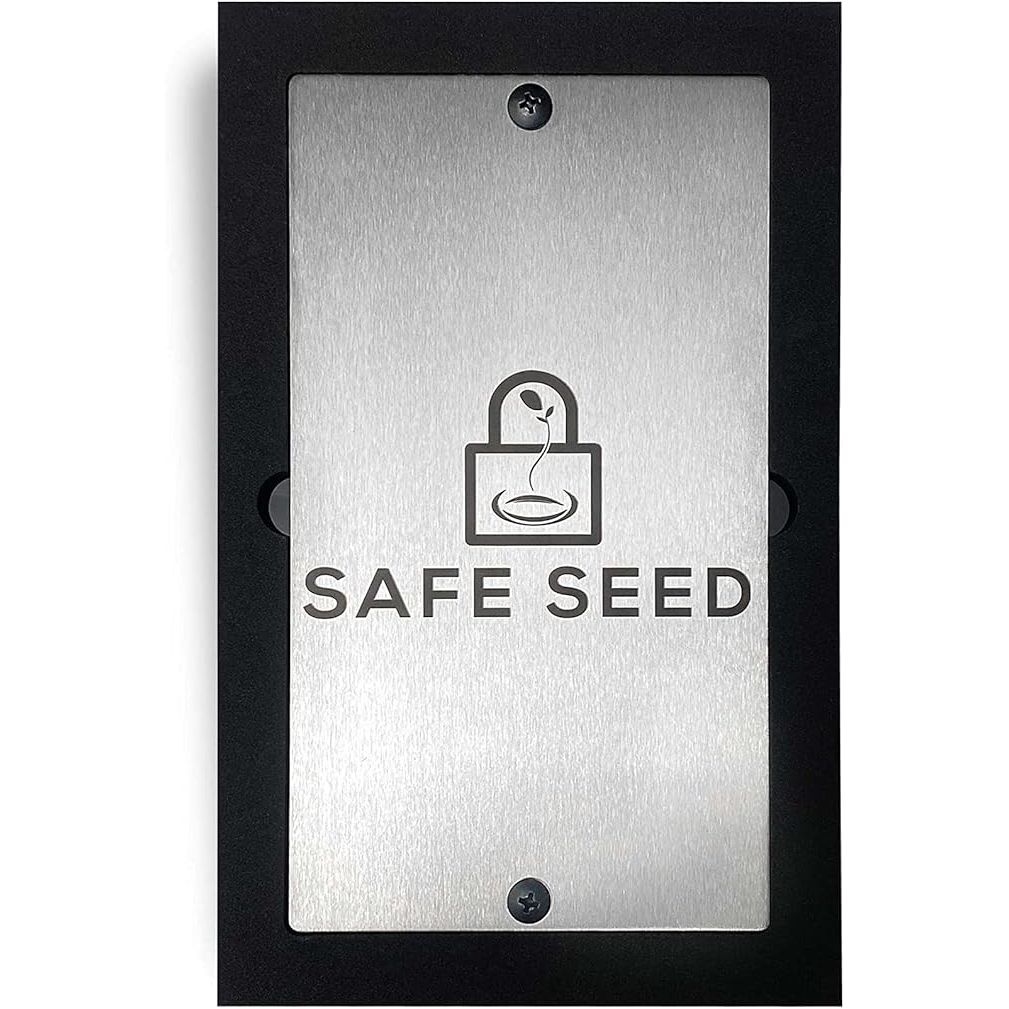 Protect your cryptocurrency seed phrases with this durable and secure stainless steel stamping kit. Each book comes with 6 stamping sections, providing enough space for up to six wallet seed phrases. The kit also includes a full letter and number stamp kit with a wood box and 4" x 6" bench block for easy stamping.