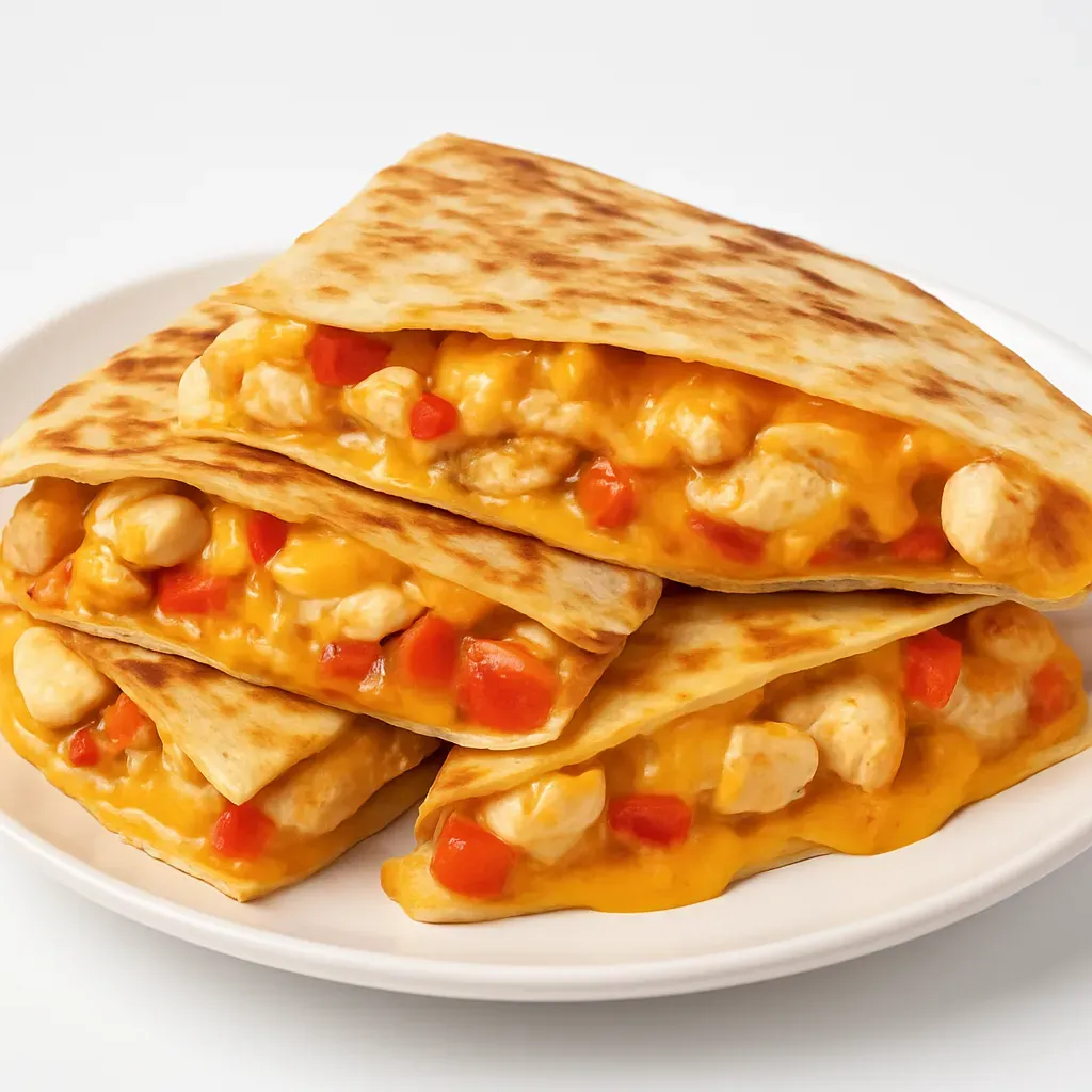 Cheesy Beef Quesadillas are a mouthwatering Mexican-inspired dish that features crispy tortillas filled with seasoned ground beef and a generous amount of melted cheese. This delicious meal comes together with a simple mixture of cooked ground beef, flavored with cumin, chili powder, and other traditional Mexican spices.