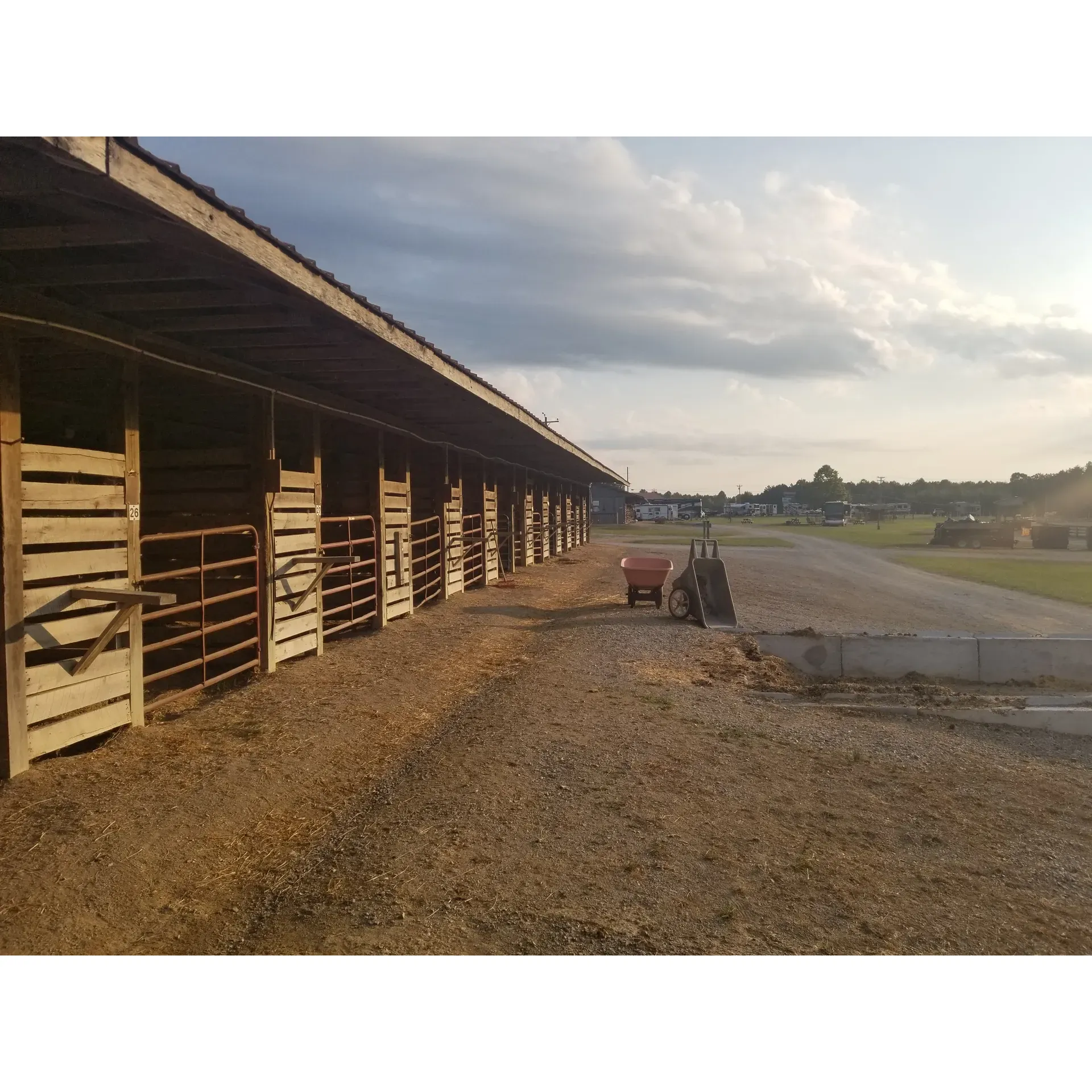 East Fork Stables offers an unparalleled equine adventure, presenting a premier destination for horse and mule enthusiasts looking to experience the beauty of expansive trails, picturesque views, and the tranquillity of nature. Boasting an array of well-maintained, spacious campgrounds that are easily accessible, each visit promises comfort and convenience for both riders and their trusted mounts.

Catering to different preferences, the trails at East Fork Stables meander through both lush, wooded forests and open pastures, offering breathtaking vistas and varied landscapes. Riders can choose from single-track paths to wider, buggy-friendly routes, all thoughtfully laid out and clearly marked for a seamless journey. The meticulous care in maintaining the trails ensures that they are enjoyable year-round, minimizing obstacles like mud and maximizing the riding pleasure.

The sense of community is palpable here, with staff that go above and beyond, creating a welcoming, family-like atmosphere that resonates with visitors. Their dedication to exceptional service shines through, reflected in thoughtful considerations such as flexible check-in times and the eagerness to accommodate guests' needs, ensuring a memorable stay without the constraints of strict scheduling.

The charm of the stables is heightened by the array of lodging options available, satisfying every preference, from the rustic allure of cabins like the Fritz, to the natural delight of outdoor paddocks for equine companions that thrive under the open skies. Regardless of the stay preference, guests can rest assured that they are provided with a comfortable and enjoyable experience for both themselves and their horses.

Each visit to East Fork Stables is an invitation to partake in an authentic, heartwarming retreat into the world of horseback riding and natural splendor. With a flush of positive endorsements from numerous returning guests, the stables stand out as a must-visit site that lives up to expectations and beckons for future escapades. Whether one seeks a solitary ride through serene trails or a group adventure, East Fork Stables resonates as an exceptional choice for an equine getaway that will be cherished for years to come. Description by ChatGPT.