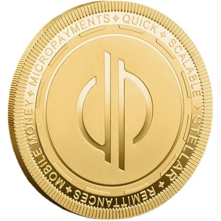 This blockchain coin replica is crafted from metal with a gold-colored finish, measuring approximately 40mm in diameter, 3mm in thickness, and weighing around 35g. While it holds no monetary value, it's a valuable addition for collectors and blockchain enthusiasts.