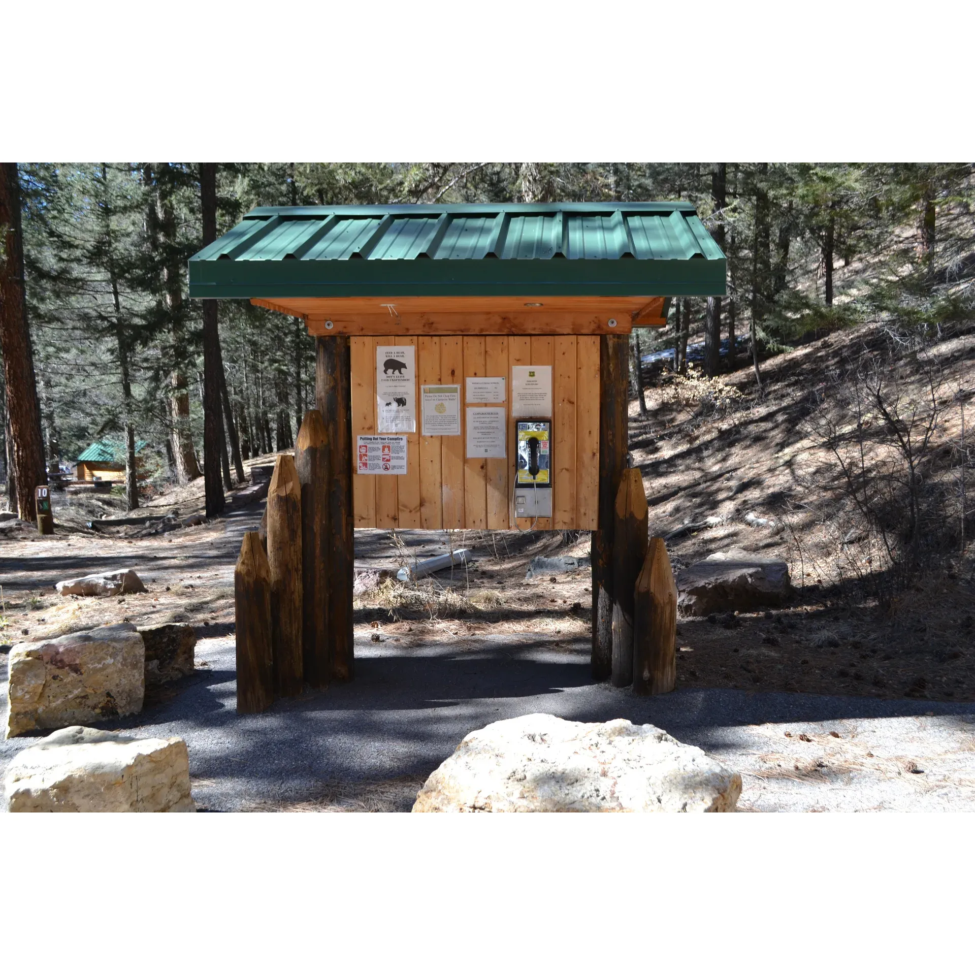 Black Canyon Campground offers visitors a serene and picturesque retreat into nature's embrace, surrounded by the verdant beauty of towering pines and quaking aspens. This idyllic destination within the Santa Fe National Forest boasts recently updated camping spaces that cater to both tent and RV campers. With 35 spots available, many of which are available for reservation, the campground provides an ideal setting for a weekend getaway or an extended outdoor adventure.

The thoughtfully designed campsites feature rock walls, fire pits, and picnic tables, offering ample amenities for a comfortable stay. Flat surfaces make for easy tent setup or RV accommodation, ensuring that guests can immediately relax and immerish in the tranquil surroundings. For those with smaller RVs and trailers, such as teardrop campers and 5th wheels, the campground is particularly accommodating.

Outdoor enthusiasts will find themselves drawn to the array of beautiful trails in the vicinity, providing ample opportunities for hiking and exploration. For a more leisurely experience, an easy hiking trail at the far end of the campground offers a gentle walk through nature.

While embracing the rustic charm of the wilderness, guests can still appreciate the conveniences of well-maintained restrooms that make for a comfortable stay. The vault toilets are tended to with care, ensuring cleanliness amidst the rustic setting.

Visitors seeking a digital detox will find reprieve here, with the absence of phone signals allowing for complete disconnection and immersion into the soothing sounds and sights of nature.

Those planning to visit Black Canyon Campground are encouraged to bring along their own water to ensure they stay hydrated during their stay. With thoughtful stewardship and a responsible leave-no-trace philosophy, this campground remains a pristine nature sanctuary where wildlife thrives and tranquil memories are made.

Experiencing the beauty of Black Canyon Campground is a delight for those who appreciate the great outdoors coupled with the simplicity of camp life, all within a short distance from Santa Fe's unique attractions. Description by ChatGPT.