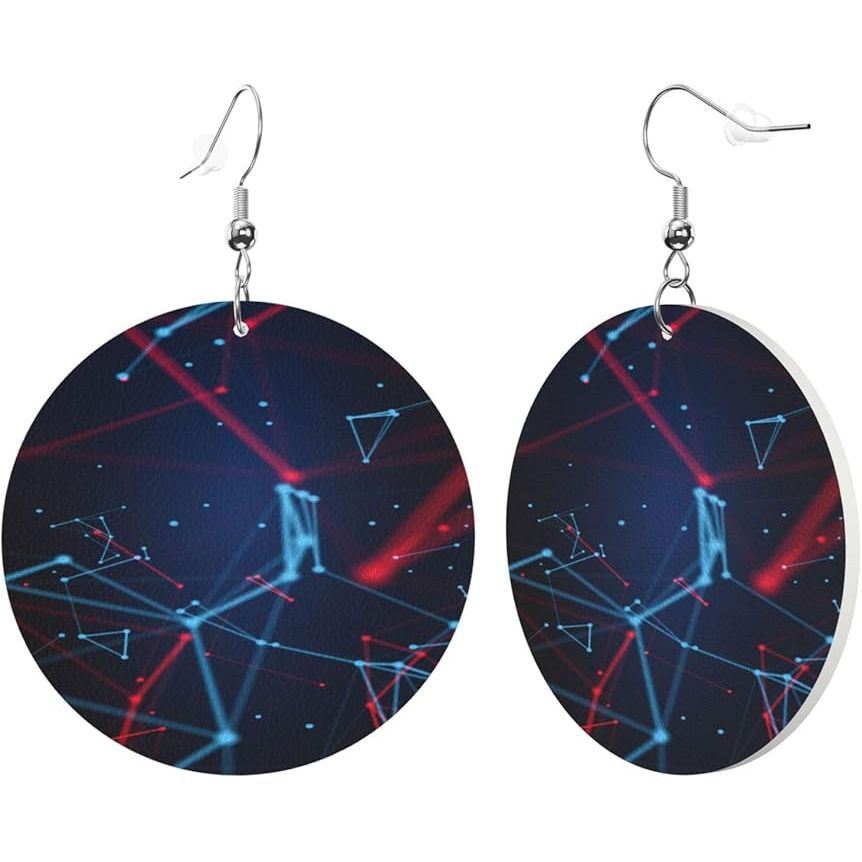 Women Digital World is a fashion brand that offers a unique collection of blockchain-inspired faux leather earrings. These round earrings are designed to add a touch of sophistication and style to any outfit. The use of faux leather ensures that they are cruelty-free and environmentally friendly, making them a great choice for conscious consumers.